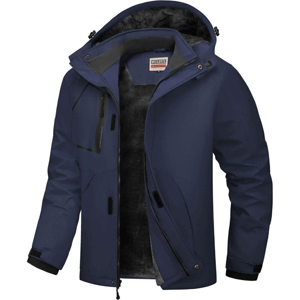 Men's Waterproof Ski Jacket Warm Winter Coats Windproof Winter Jackets for Men F